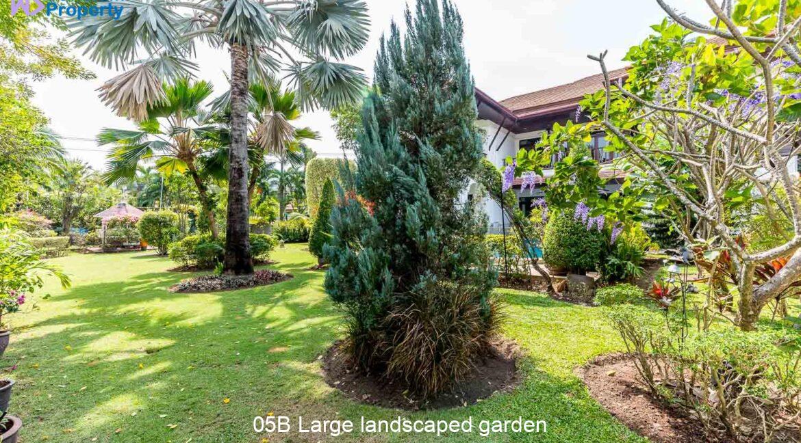 05B Large landscaped garden