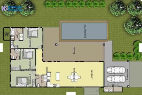 60 Villa floorplan