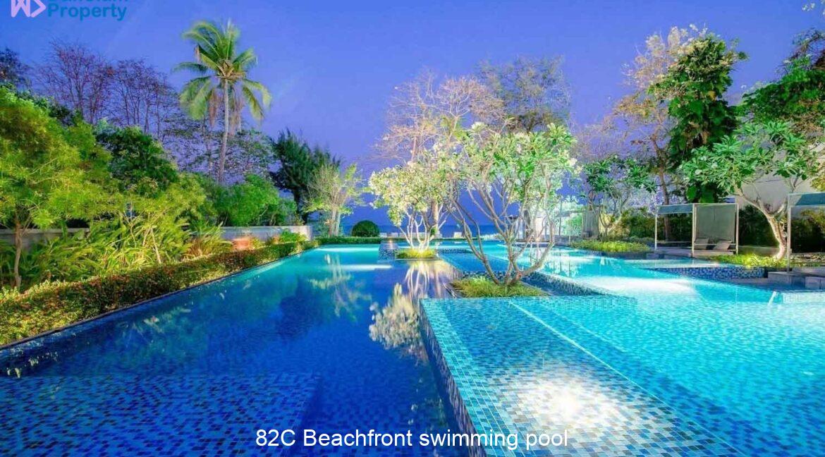 82C Beachfront swimming pool