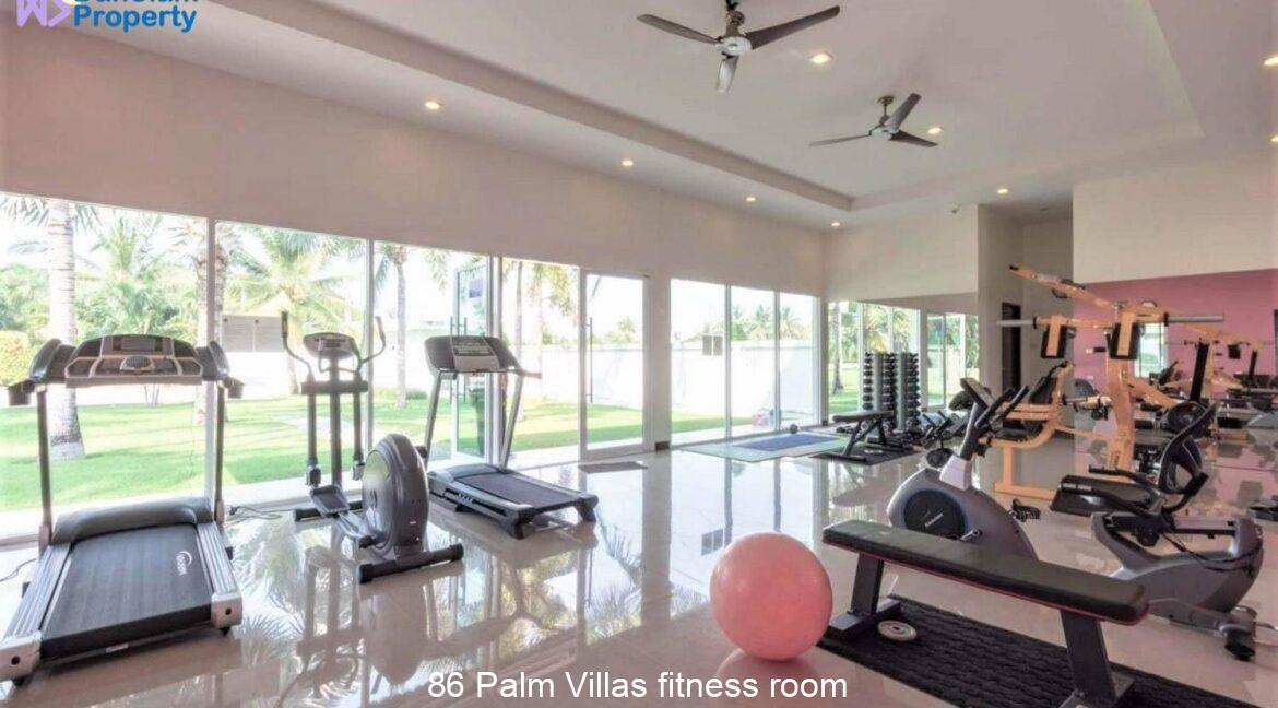 86 Palm Villas fitness room