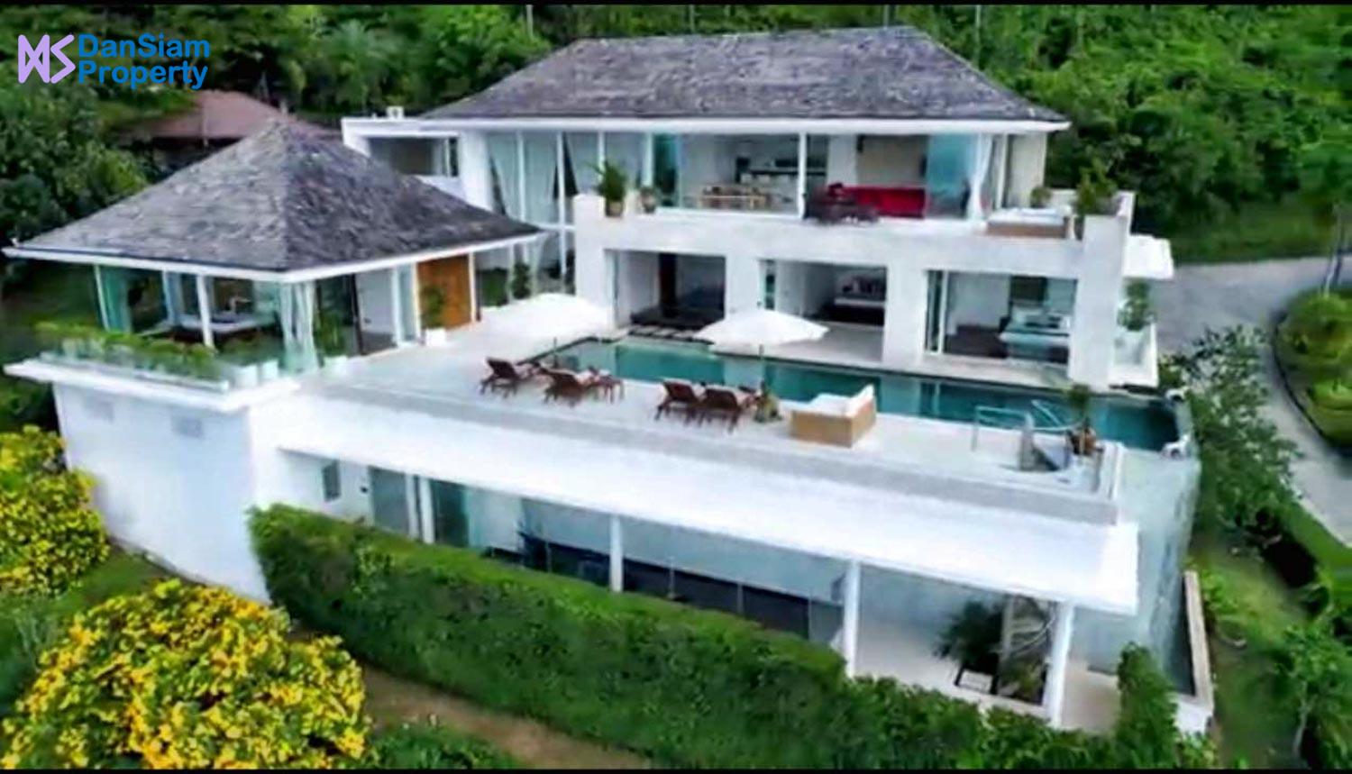 Spectacular Samui Sea View Villa on 1 Rai Land