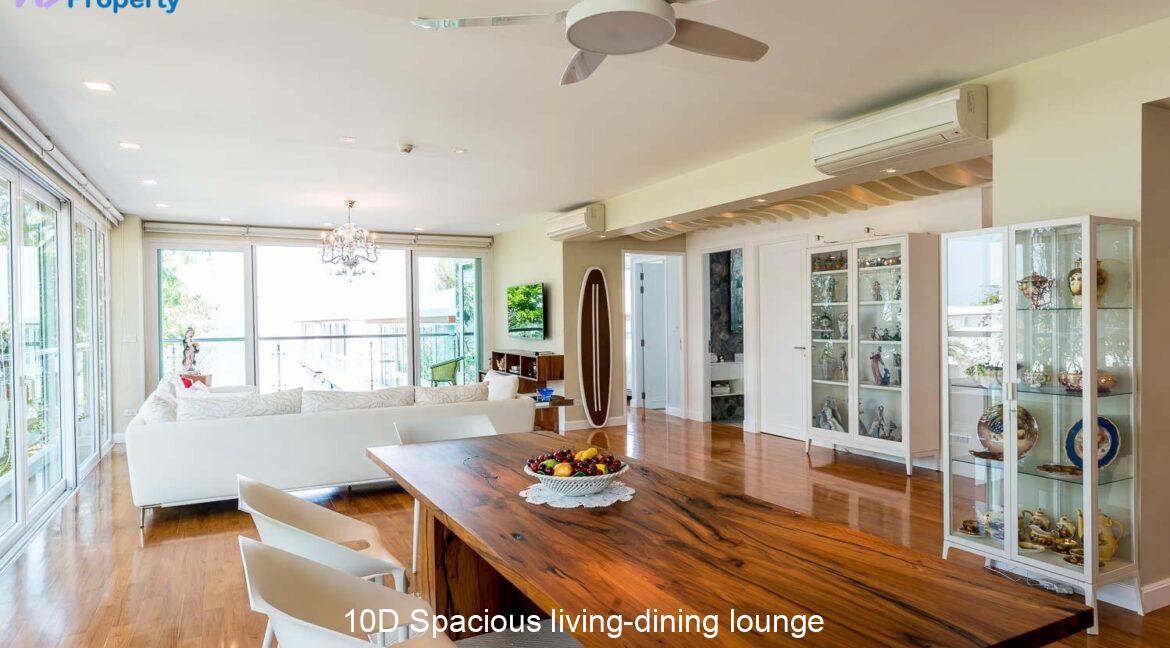 10D Spacious living-dining lounge