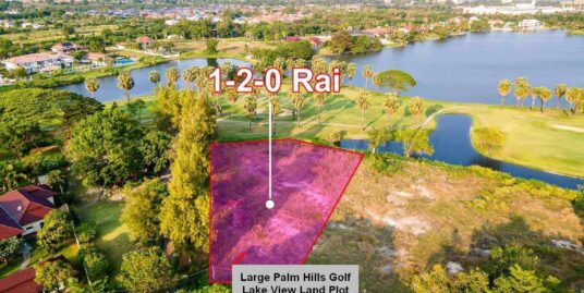Large Lake View Land in Hua Hin at Palm Hills Golf Resort