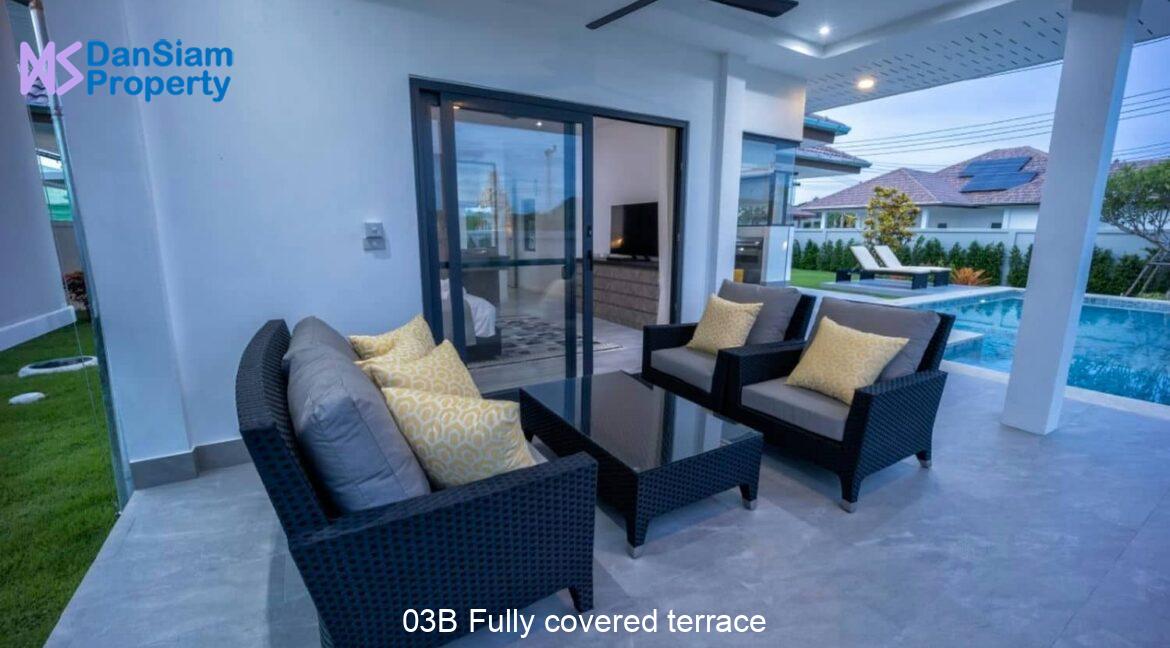 03B Fully covered terrace