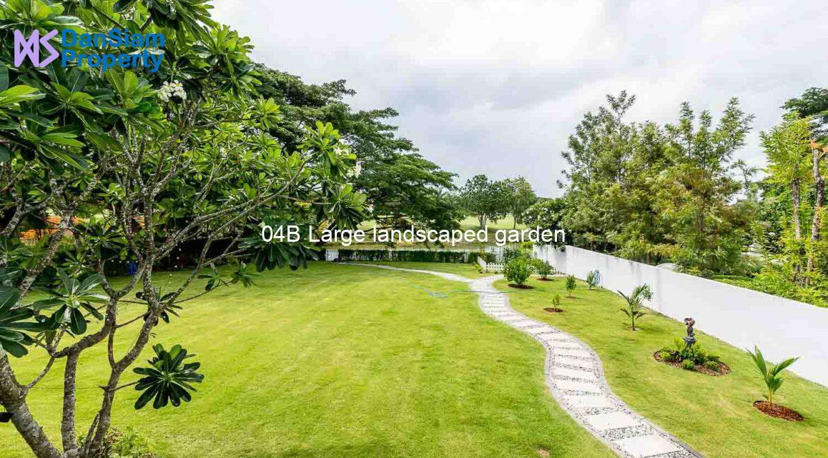 04B Large landscaped garden
