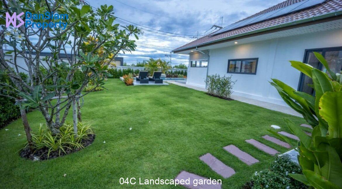 04C Landscaped garden