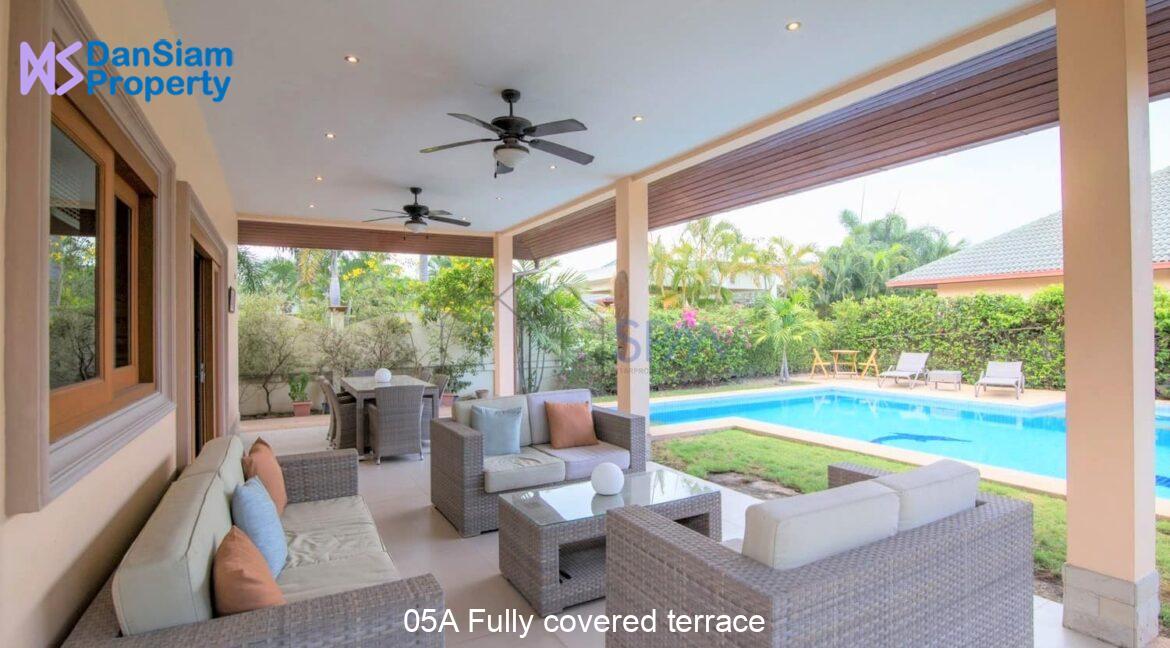 05A Fully covered terrace