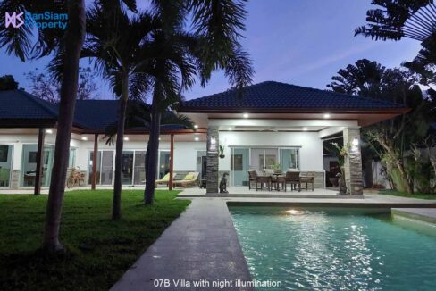 07B Villa with night illumination