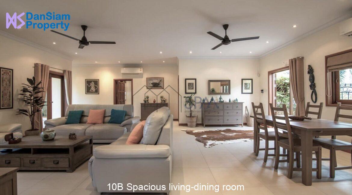 10B Spacious living-dining room