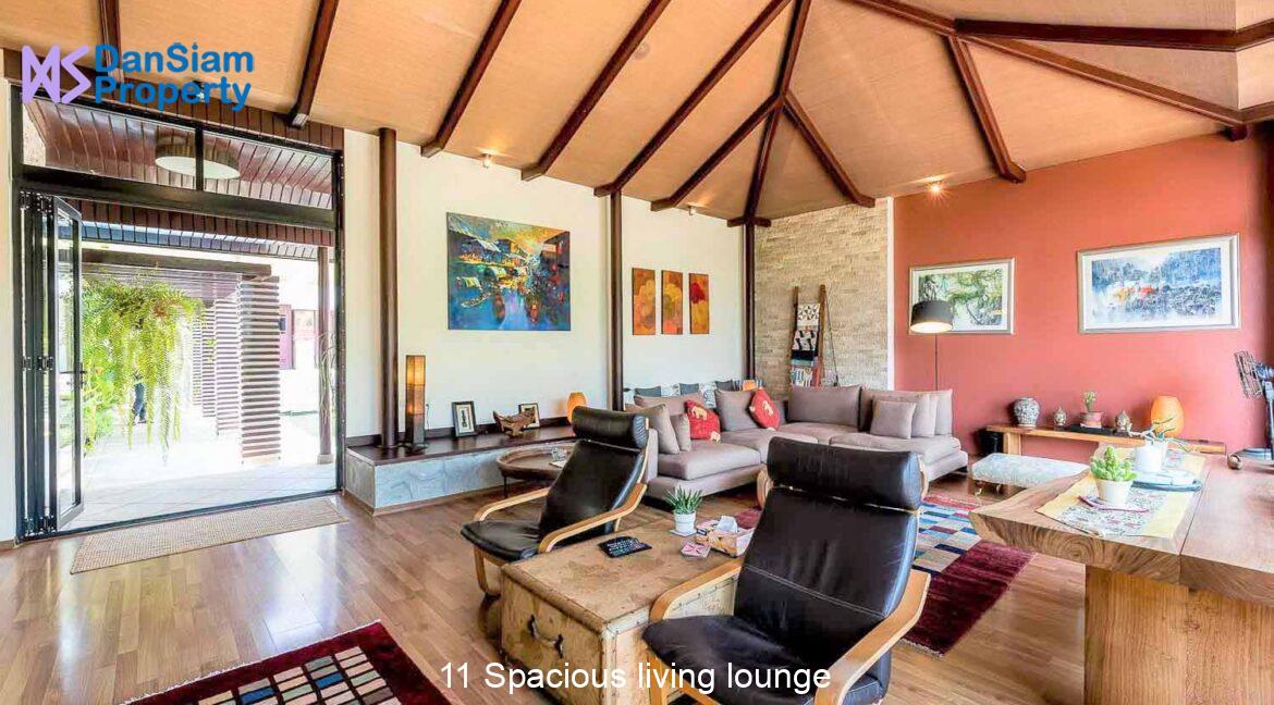 11 Spacious living lounge