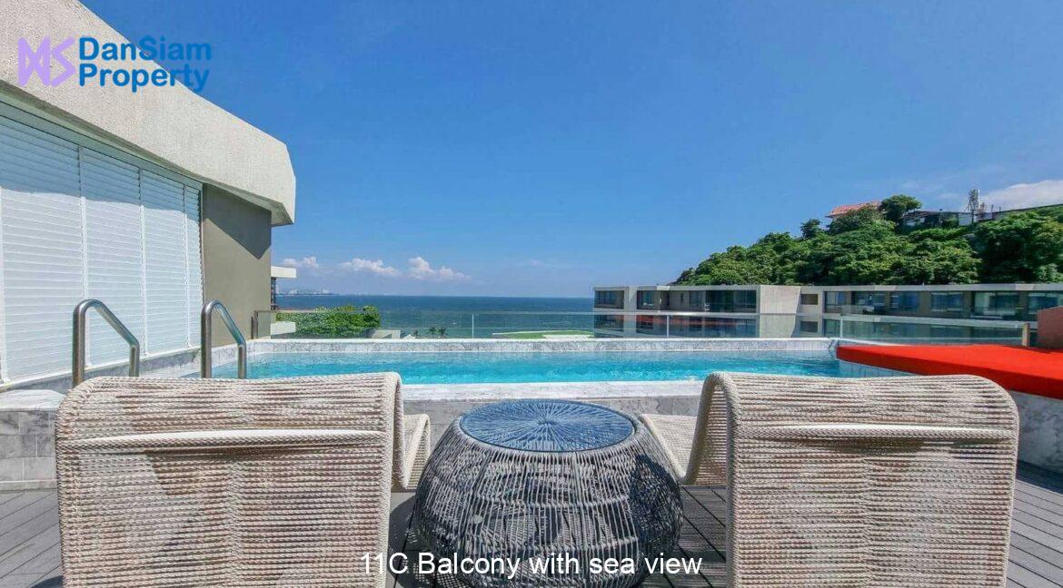 11C Balcony with sea view
