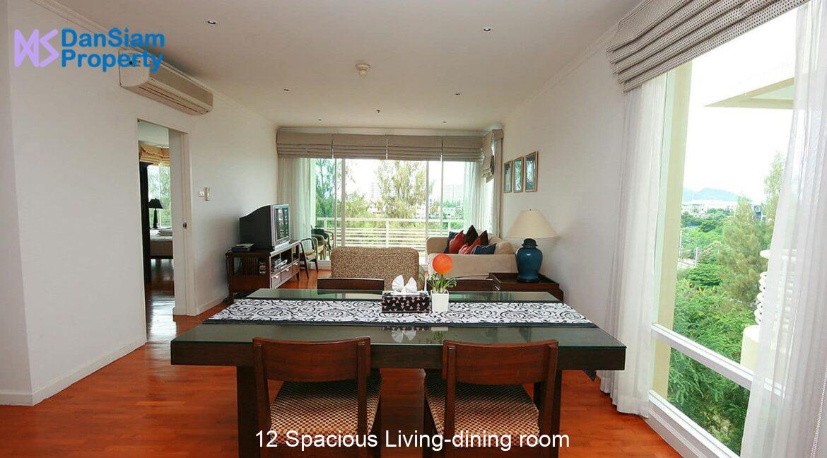 12 Spacious Living-dining room