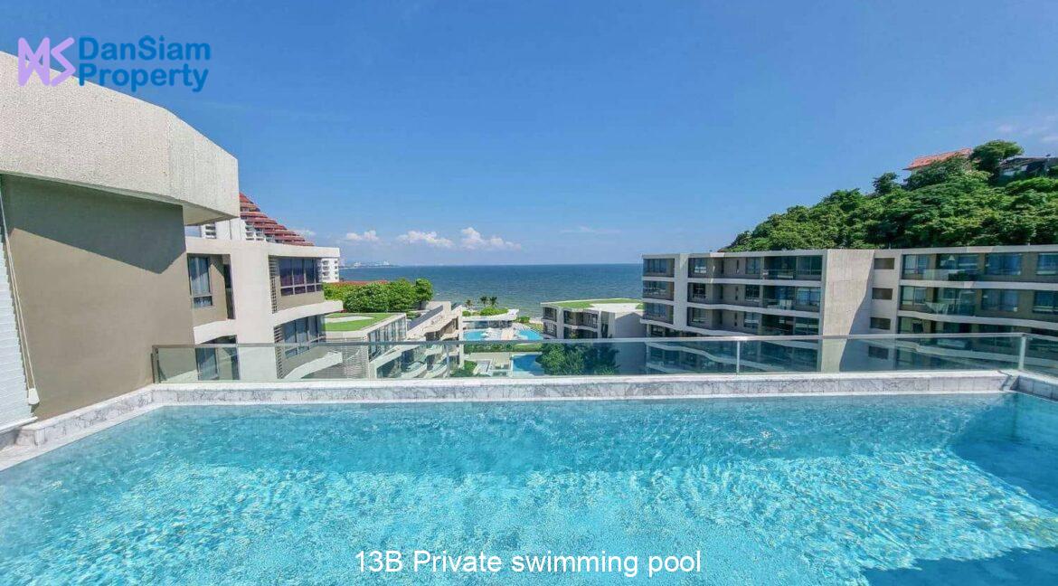 13B Private swimming pool