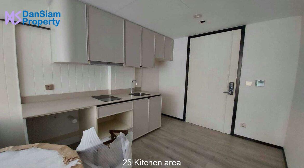 25 Kitchen area