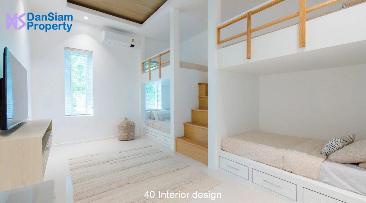 40 Interior design