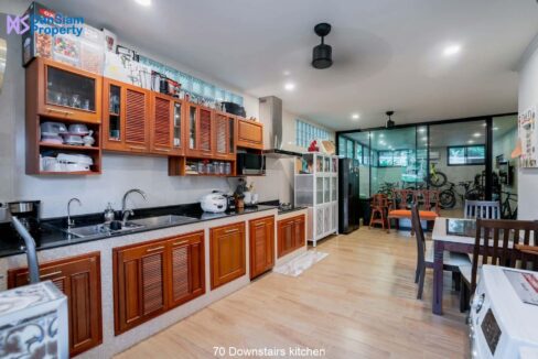 70 Downstairs kitchen