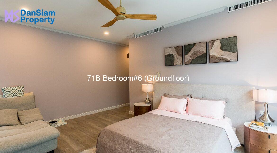 71B Bedroom#6 (Groundfloor)
