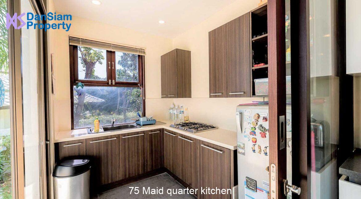 75 Maid quarter kitchen