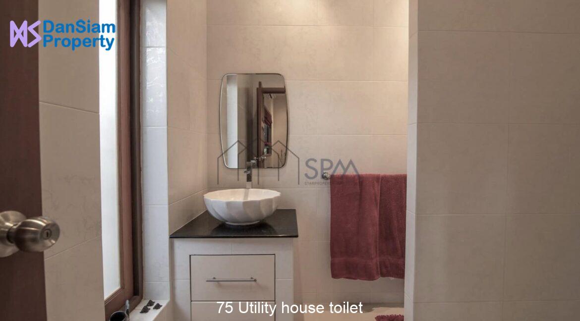 75 Utility house toilet