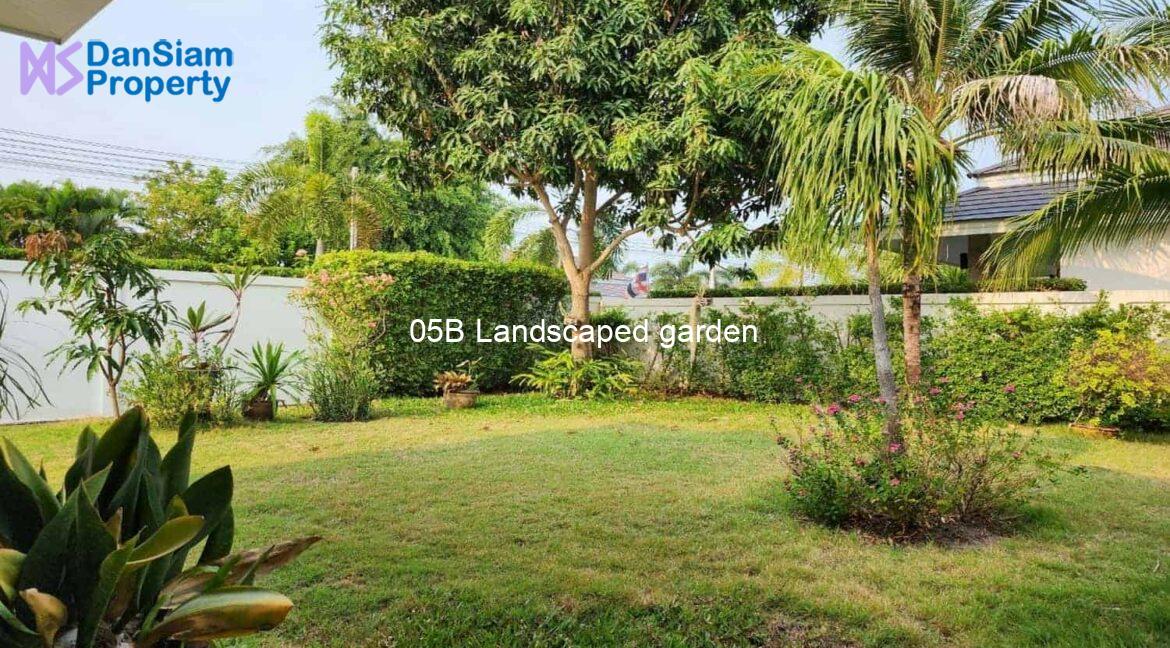 05B Landscaped garden