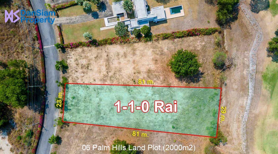 06 Palm Hills Land Plot (2000m2)