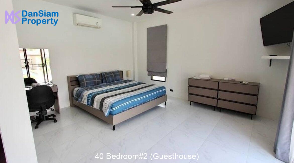 40 Bedroom#2 (Guesthouse)