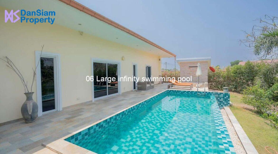 06 Large infinity swimming pool