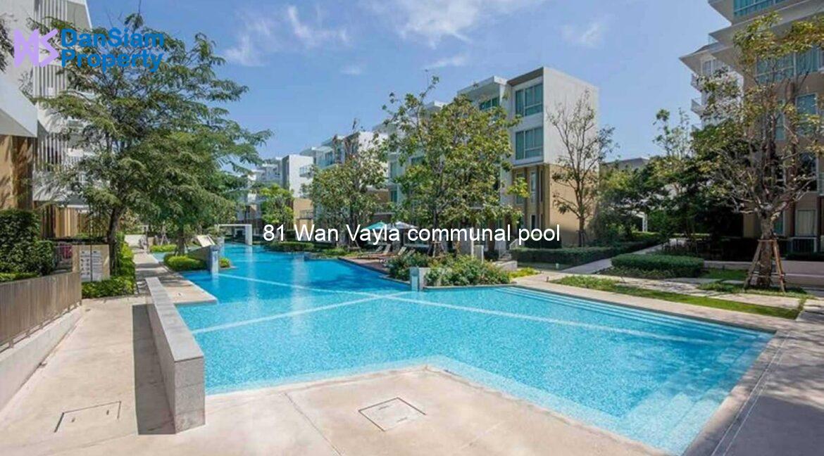 81 Wan Vayla communal pool