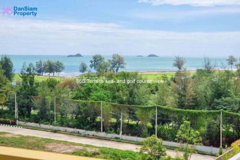 86B Terrace sea- and golf course view