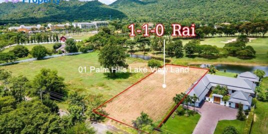 Lake View Land in Hua Hin at Palm Hills Golf Resort