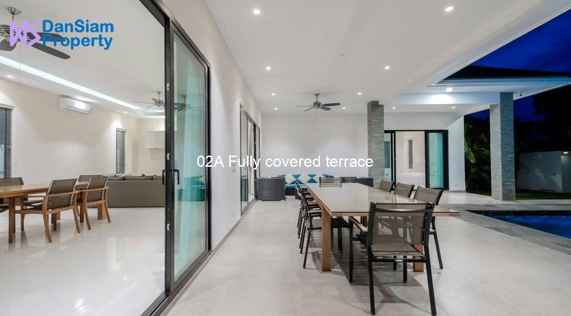 02A Fully covered terrace