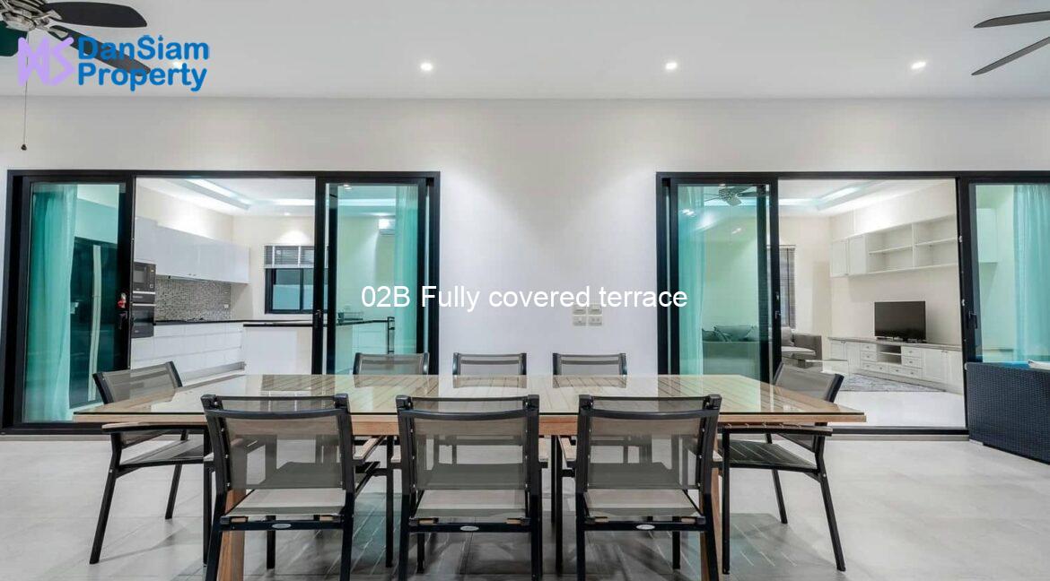 02B Fully covered terrace