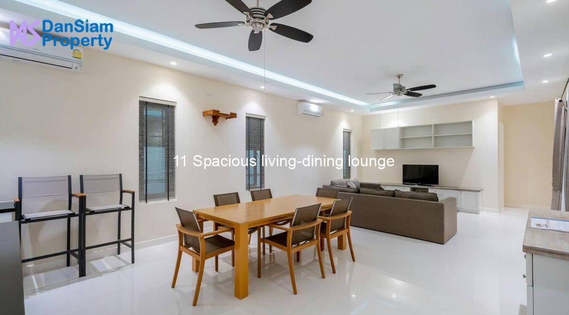 11 Spacious living-dining lounge