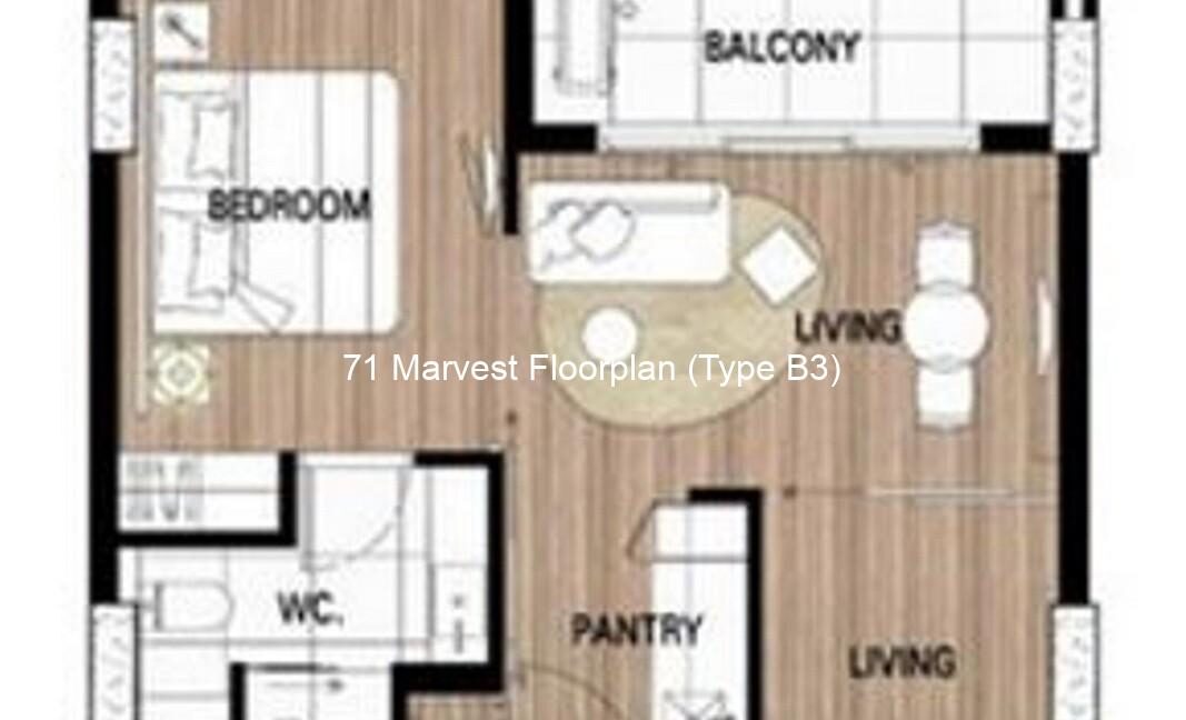 71 Marvest Floorplan (Type B3)