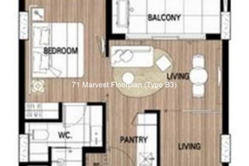 71 Marvest Floorplan (Type B3)