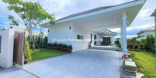 Luxury 3-Bedroom Pool Villa in Hua Hin at The Pyne (Type-B)