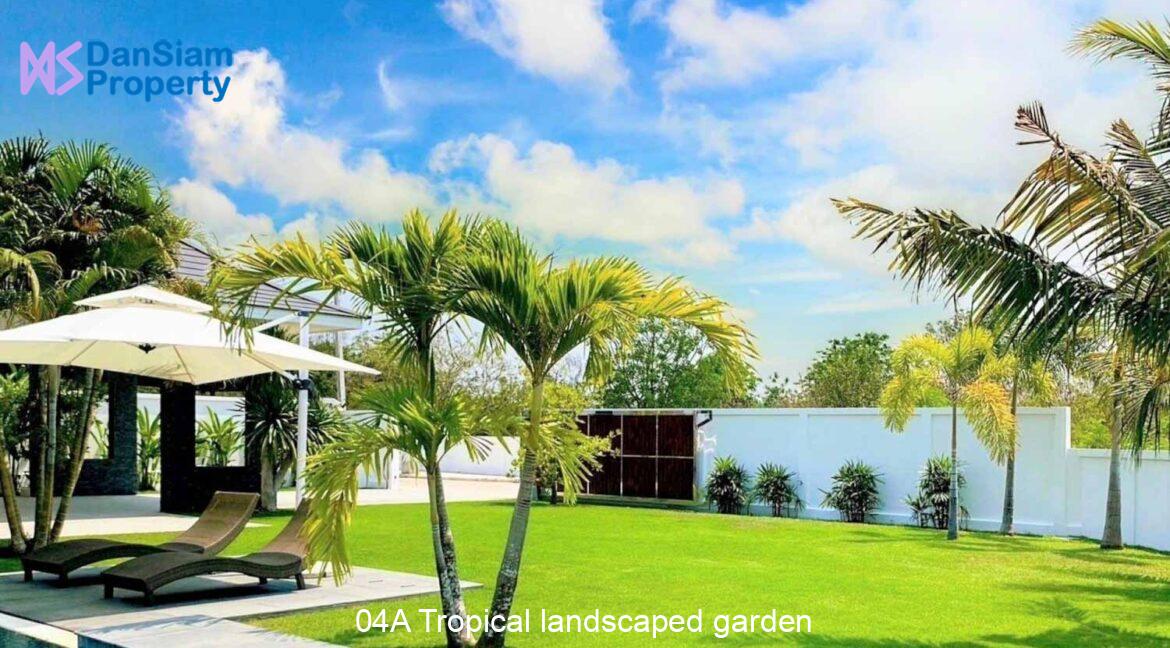 04A Tropical landscaped garden
