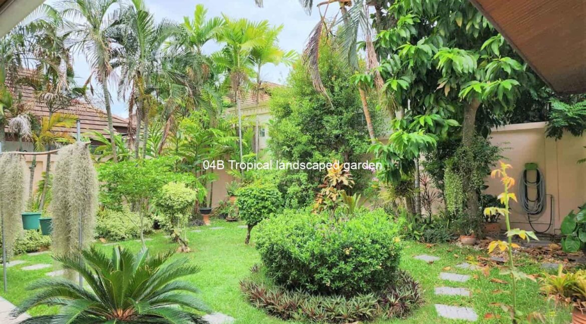 04B Tropical landscaped garden