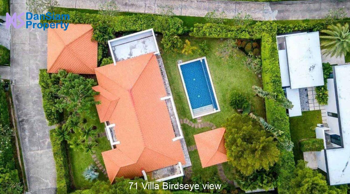 71 Villa Birdseye view