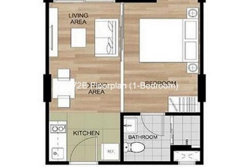 72B Floorplan (1-Bedroom)