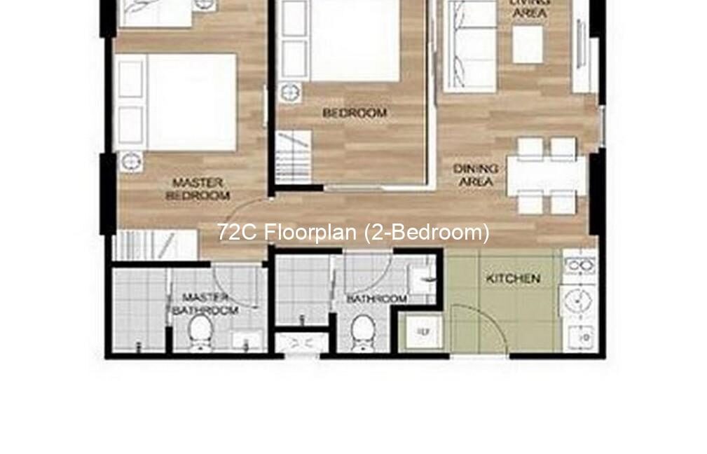 72C Floorplan (2-Bedroom)