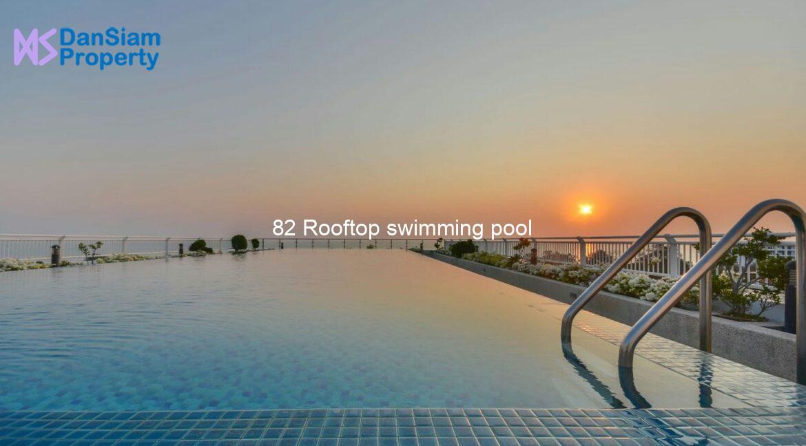 82 Rooftop swimming pool