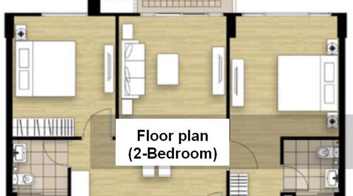70 Floorplan (2-Bedroom)