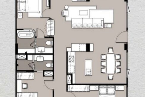 71 IRHH Floorplan (3-Bedroom Duplex Pool Access)