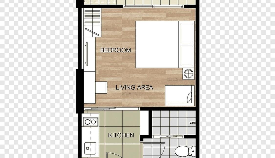 72 Condo Floorplan (Studio)