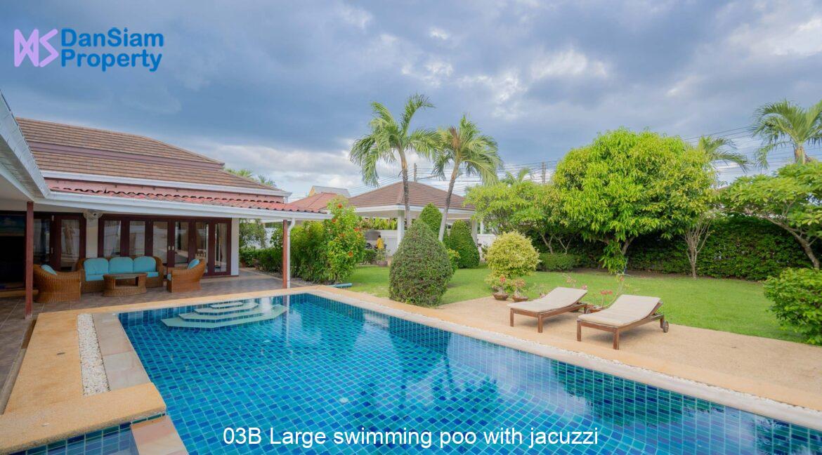 03B Large swimming poo with jacuzzi