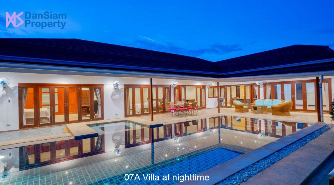 07A Villa at nighttime