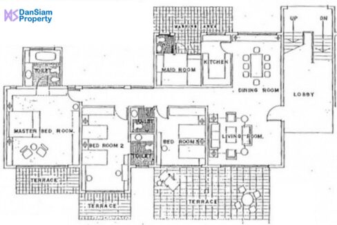 70 PH Condo Ground Floorplan (262 Sqm unit)