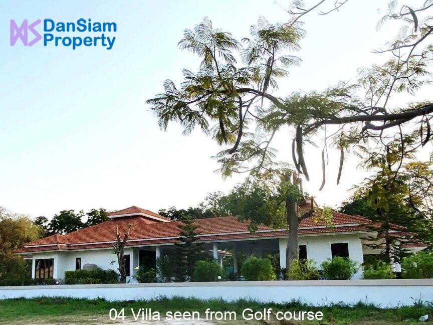 04 Villa seen from Golf course