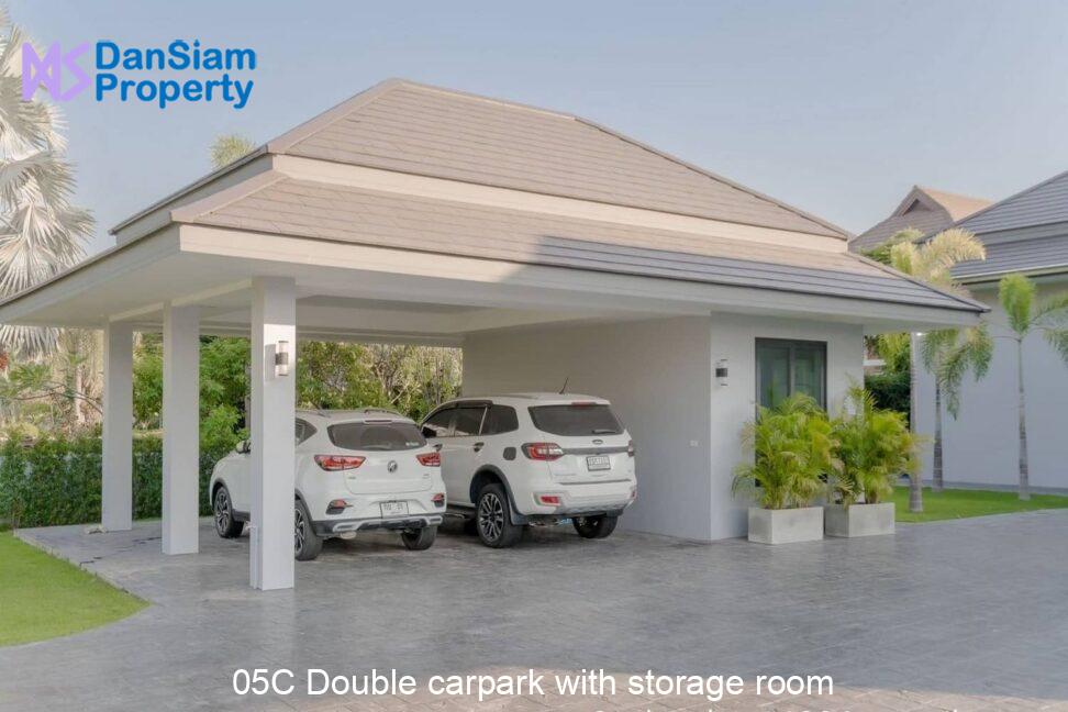 05C Double carpark with storage room